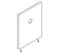 KWC Aquarotter Edelstahlabdeckplatte, F5, 190x245 mm, 3600008853, 3600008853 3600008853