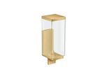 hansgrohe Lotionssp Axor Uni Rectangular Glas, Wandmontage, brushed gold optic (42610250)