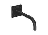 hansgrohe Elektronischer Waschtischmischer Axor Uno UP, Ausladung 225mm, mattschwarz (38120670)
