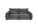Mid.you 2-Sitzer-Sofa, Anthrazit, Kunststoff, 216x89x92 cm, Wohnzimmer, Sofas & Couches, Sofas, 2-Sitzer Sofas