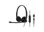 EPOS IMPACT 100 Series - Headset - On-Ear - kabelgebunden - USB-A, USB-C - Schwarz