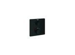Grohe Fertigmontageset Grohtherm UP-Brause-Thermostat, eckig, matt black (1022152430)