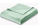 Wohndecke ESTELLA "Trevi", verde, B:160cm L:200cm, Obermaterial: 100% Wolle, Wohndecken, Wohndecke