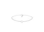 Collier ELLI "Choker Anhänger Kreis Rund 925 Silber", silber, Halsketten, Damen, 38, ohne Stein, Silber 925 (Sterlingsilber), L: 38, Collier