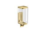 hansgrohe Lotionssp Axor Uni Rectangular Glas, Wandmontage, polished gold optic (42610990)