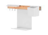 tesa® Küchenorganizer Kombi-Set S, Reling-System, weiss, Power.Kit, bis 10 kg, L 150 x B 600 x H 340 mm,