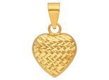 Kettenanhänger LADY, gold (gelbgold 375), Schmuckanhänger, Damen, Gelbgold 375, Kettenanhänger