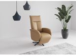 TV-Sessel SIT & MORE "Juma, inkl. Drehfunktion & Kopfteilverstellung", beige (cappuccino), B:75cm H:110cm T:82cm, Sessel, Höhe Armlehne 66 cm, wahlweise mit Aufstehhilfe, 2 Motoren und Akku