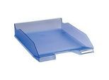 Exacompta Briefablage COMBO MIDI Linicolor, A4+, Etikettenhalter, stapelbar, B 255 x T 347 x H 65 mm, Polystyrol, eisblau