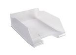 Exacompta Briefablage COMBO MAXI Office, A4+, bis 750 Blatt, Etikettenhalter, stapelbar, Blauer Engel, B 255 x T 347 x H 103 mm, PS, kristallklar