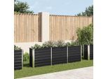 vidaXL Garten-Hochbeet Verzinkter Stahl 240 x 40 x 77 cm Anthrazit