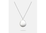 Kette mit Anhänger LIEBESKIND BERLIN "Schmuck Geschenk Edelstahl Halskette The Organic", silber (silberfarben), Halsketten, Damen, Edelstahl, L: 50 B: 2mm, B:2mm
