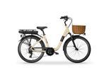 MBM Elektro-Citybike RHEA 26 Zoll, creme
