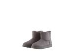 TOM TAILOR Damen Gefütterte Schneestiefel, grau, Uni, Gr. 40