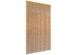 vidaXL Insektenschutz Türvorhang Bambus 120 x 220 cm