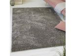 Hochflor-Teppich OTTO HOME "Nickolas, auch als Läufer erhältlich", grau, B:133cm H:30mm L:200cm, Polypropylen, Teppiche, Langflor, Shaggy, weicher Hochflor, uni farben, mit Glanz, Wohnzimmer