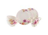 Villeroy & Boch Frühstücksservice Villeroy \u0026 boch, Mariefleur Basic, Mehrfarbig, Keramik, 6-teilig, Essen & Trinken, Geschirr, Geschirr-Sets, Kaffeeservice