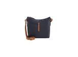 TOM TAILOR Damen TTNOVARA M Umhängetasche mit Außenfach, blau, Uni, Gr. ONESIZE