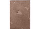 Teppich HEINE HOME Gr. 5, grau (taupe), B:190cm H:13mm L:290cm, Wolle, Teppiche, Teppich