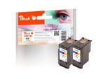Peach C541 XLC 2 Druckköpfe XL 2*col ersetzt Canon CL-541XLC, 5226B004 für z.B. Canon Pixma TS 5150, Canon Pixma TS 5100, Canon Pixma MG 3650 (wiederaufbereitet)