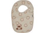 Lätzchen STERNTALER "Hund Lucky", Baby, beige (ecru), Baumwolle, Lätzchen