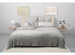 Tagesdecke MY HOME "Desner3", grau, B:250cm L:280cm, Polyester, Tagesdecken, Tagesdecke, mit Cashmere-Touch, viele Farben erhältlich, Decke ab 140x210 cm