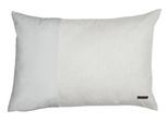 Dekokissen ESPRIT "Harp", grau, unifarben, B:58cm L:38cm, Obermaterial: 100% Polyester, Dekokissen_Sitzkissen_Kissenhüllen, aus Microvelour