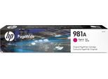 Original HP PageWide Enterprise Color Flow MFP 586 dn (J3M69A / 981A) Druckerpatrone Magenta