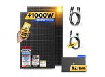 Balkonkraftwerk 1000W/800W Solaranlage mit Solakon ONE Speicher Steckerfertig WIFI Komplettset Photovoltaik Anlage 800W, Kabellänge: 10m