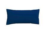 Schlafgut Kopfpolsterbezug , Dunkelblau , Textil , Uni , 40x80 cm , Grüner Punkt, AZO-frei, Oeko-Tex® Standard 100 , pflegeleicht, schadstoffgeprüft , Heimtextilien, Bezüge, Polsterbezüge