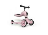 Scoot and Ride 2In1 - Laufrad/Kinderscooter , Rosa , Metall, Kunststoff , 24x37x55 cm , unisex , höhenverstellbarer Lenker, weicher Sitz, Anti-Überschlag-Vorrichtung , Freizeit & Co, Gartenspielzeug, Scooter