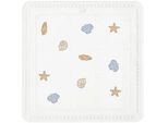 Kleine Wolke Duscheinlage , Multicolor , Kunststoff , Muschel , quadratisch , 55x55 cm , Oeko-Tex® Standard 100 , rutschfest , Badaccessoires, Sonstige Badaccessoires