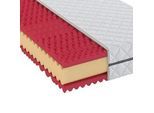 Sleeptex Kaltschaummatratze , Weiß , Textil , H2 , rechteckig , 90x200 cm , Härtegradauswahl, Bezug abnehmbar/waschbar, optimale Belüftung, für verstellbare Lattenroste geeignet, atmungsaktiv, aktive Schulterzone, bessere Druckentlastung durch Noppenstruktur, alternative Größen erhältlich, Bezug rundum abnehmbar , Schlafzimmer, Matratzen, Kaltschaummatratzen