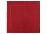Bio:Vio Badematte , Kirschbaumfarben, Bordeaux , Textil , Struktur , rechteckig , 50x60 cm , ISO 9001, Textiles Vertrauen - Oeko-Tex®, Bsci, Oeko-Tex® Standard 100, Gots , schadstoffgeprüft , Heimtextilien, Badtextilien, Badematten