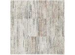 Novel Webteppich , Multicolor , Textil , Streifen , quadratisch , 200x200 cm , Oeko-Tex® Standard 100 , für Fußbodenheizung geeignet, pflegeleicht , Teppiche und Böden, Teppiche, Webteppiche