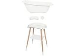 Bebe Jou Badeset Basis Sense Edition , Weiß , Kunststoff , 2-teilig , 79.5x40x46 cm , Pflegen, Baden, Babybadewannen