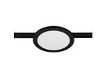 Trio Leuchten Deckenleuchte , Schwarz , Kunststoff , F , 2.7 cm , Lampen & Leuchten, Innenbeleuchtung, Deckenleuchten, Deckenleuchten
