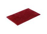 Vossen Badteppich , Bordeaux , Textil , Uni , rechteckig , 60x100 cm , ISO 9001, Fkt, Made in Austria, Oeko-Tex® Standard 100 , für Fußbodenheizung geeignet , Heimtextilien, Badtextilien, Badematten