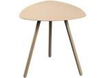 Xora Beistelltisch , Creme , Metall , rund , 50x50x50 cm , einfacher Aufbau , Wohnzimmer, Wohnzimmertische, Beistelltische, Beistelltische Metall
