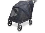 Wonderfold Tier-Buggy , Schwarz , Textil , 55x106.70x70.6 cm , Baby on Tour, Kinderwagen, Buggys