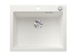 Blanco Pleon 6 Silgranit Spüle 523690 61,5 x 51 cm, weiß, Ablauffernbedienung mit Drehbetätigung
