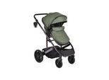 Moni Kombikinderwagen 3 in 1 all Road umbaubar Babyschale Sportsitz Tragetasche grün