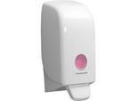 Kimberly-Clark® Aquarius Seifenspender 6948, 1 l, für Flüssig- & Schaumseife, B 116 x T 114 x H 236 mm, Kunststoff, weiss