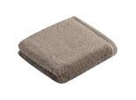 Handtuch VOSSEN "Vegan Life", grau (pepplestone), B:50cm L:100cm, Webfrottier, Obermaterial: 100% Baumwolle, Handtücher, 100% vegan