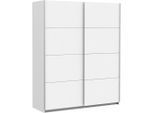 Mid.you Schwebetürenschrank Forte Lyon, Weiß, Holzwerkstoff, 5 Fächer, 3 Schublade(n) Schubladen, 170x210x61 cm, Typenauswahl, Schlafzimmer, Kleiderschränke, Kleiderschränke 2-türig