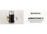 Milchaufschäumer "Nespresso Milchschäumer Aero", schwarz, B:9cm H:18,6cm T:9cm, Milchaufschäumer, Milchaufschäumer