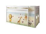 Spielbett Holz Malte ca. 90x200 cm Safari
