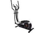 Crosstrainer-Ergometer CHRISTOPEIT SPORT "AX 8000" Gr. 1, rot (schwarz, rot, silberfarben), Crosstrainer, ohne Unterlegmatte, 150 kg max. Benutzergewicht, 24 Widerstandsstufen, B:60cm H:163cm L:120cm