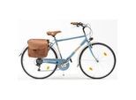 Cityrad "Citybike 605 Man" Gr. 54, blau (blau, blau), VENICE - I LOVE ITALY, Fahrräder, 54cm, 28 Zoll (71,12cm), für Herren, Kettenschaltung