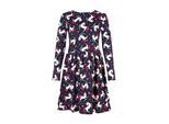 Sommerkleid HAPPY GIRLS "dress", Mädchen, Gr. 146, EURO-Größen, blau (navy), Stoff, 100% Baumwolle, normal, Kleider Sommerkleid